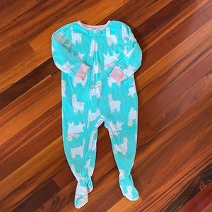 Toddler girl fleece pajama